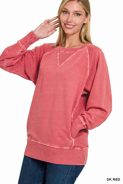 Ruby French Terry Pocket Pullover
