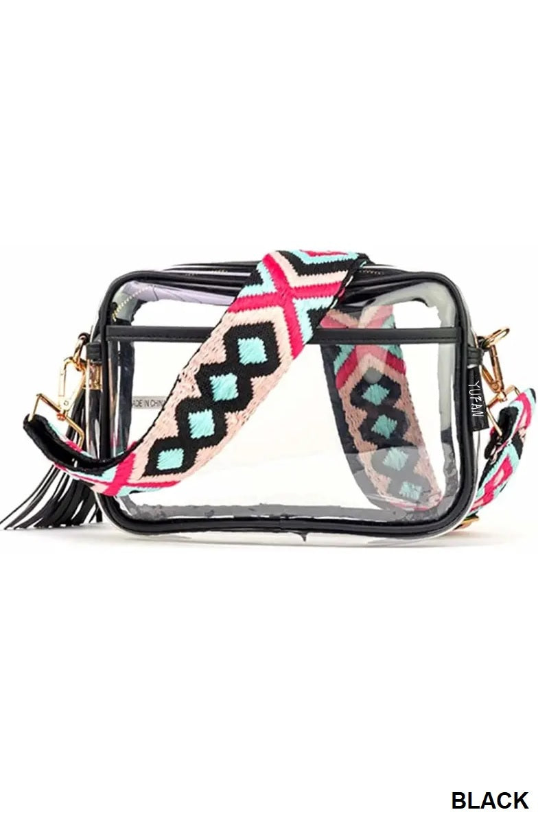 Black Clear Fanny Pack Bag
