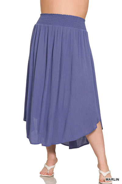 Marlin Crinkle Pocket Maxi Skirt