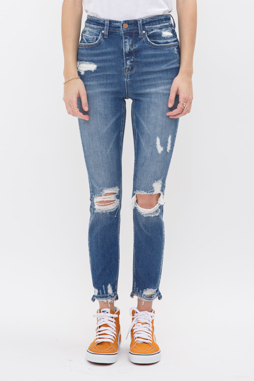 Mica High Rise Crop Skinny