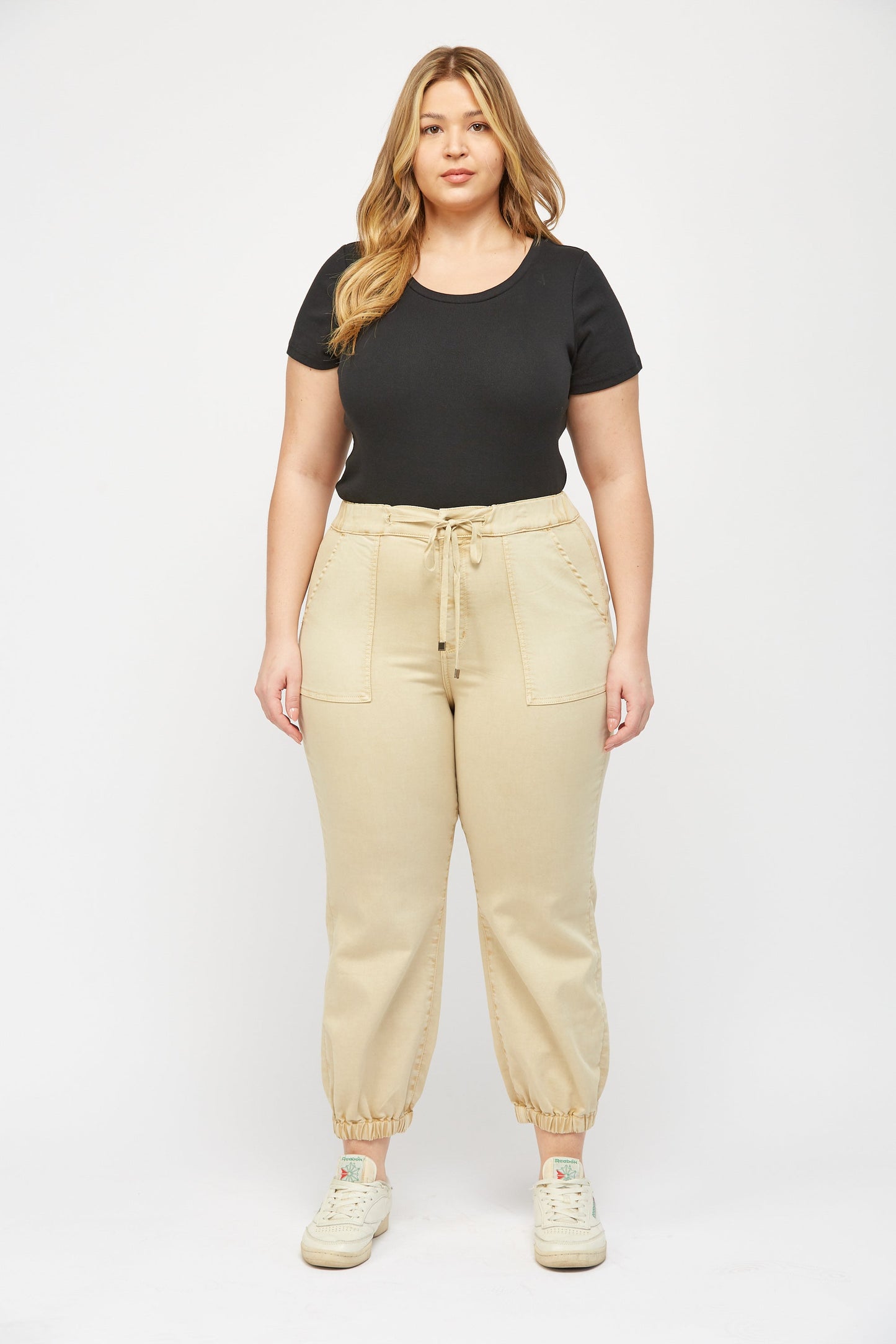 Sand Mica High Rise Crop Jogger