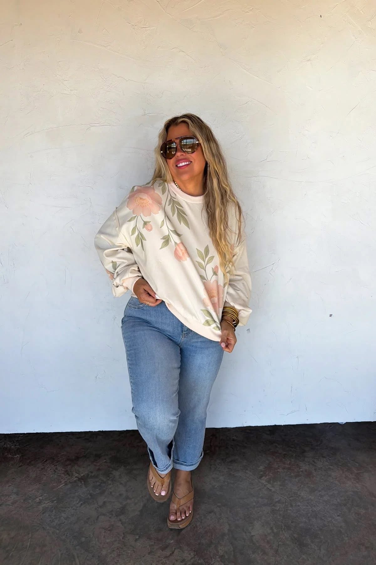 Floral Pullover