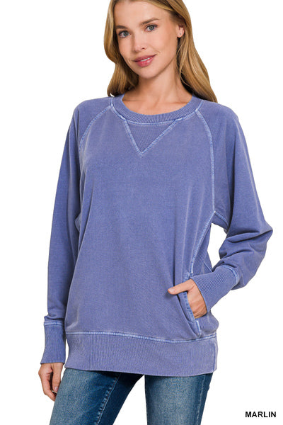 Marlin French Terry Pocket Pullover