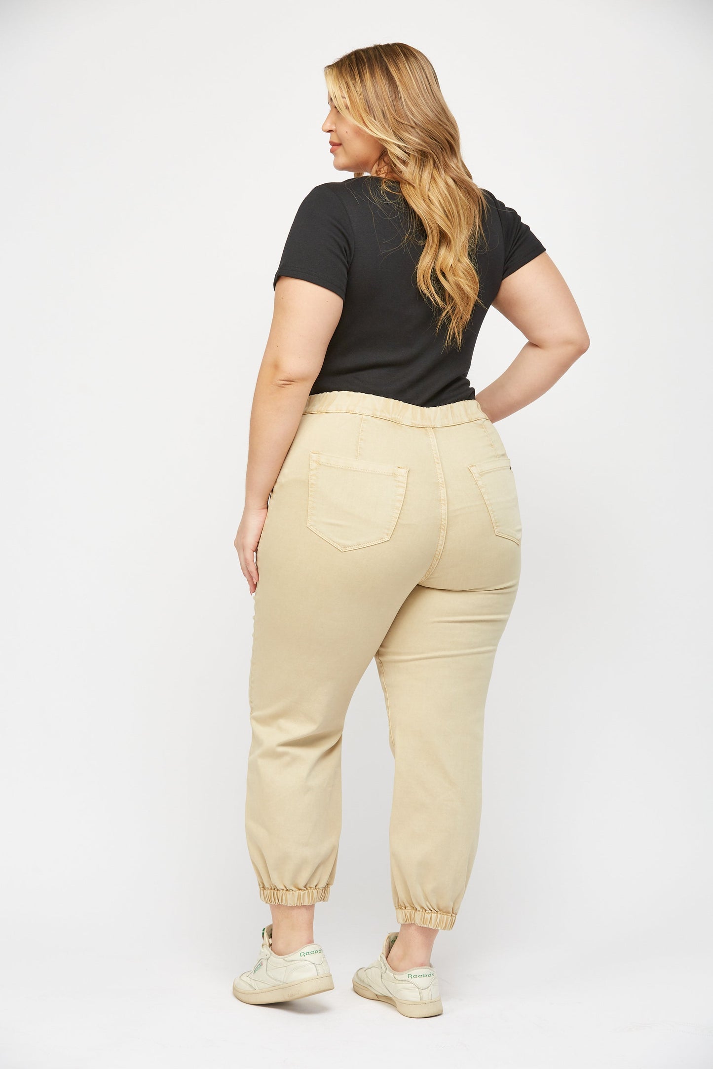 Sand Mica High Rise Crop Jogger