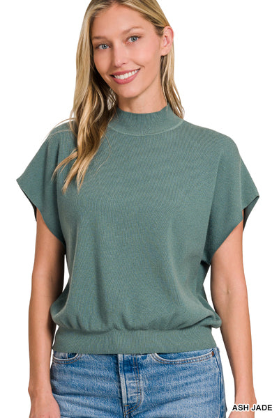Ash Jade Short Sleeve Sweater