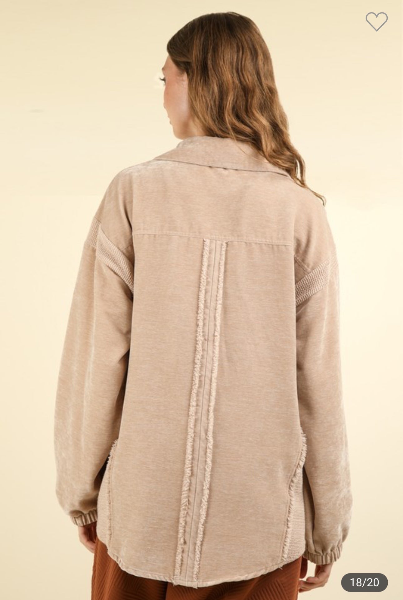 Mocha Texture Shacket