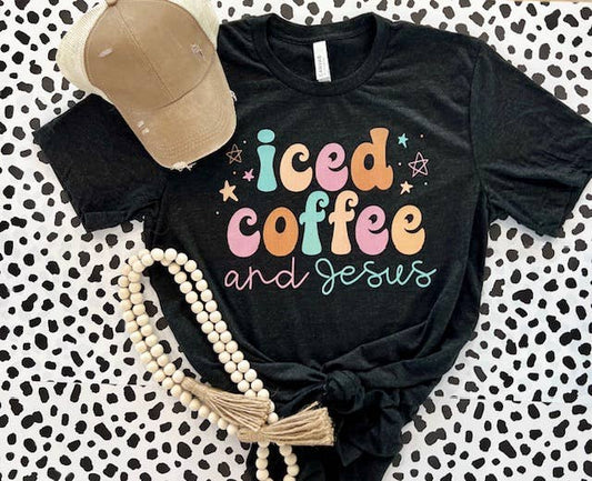 Iced Coffee and Jesus Graphic Tee