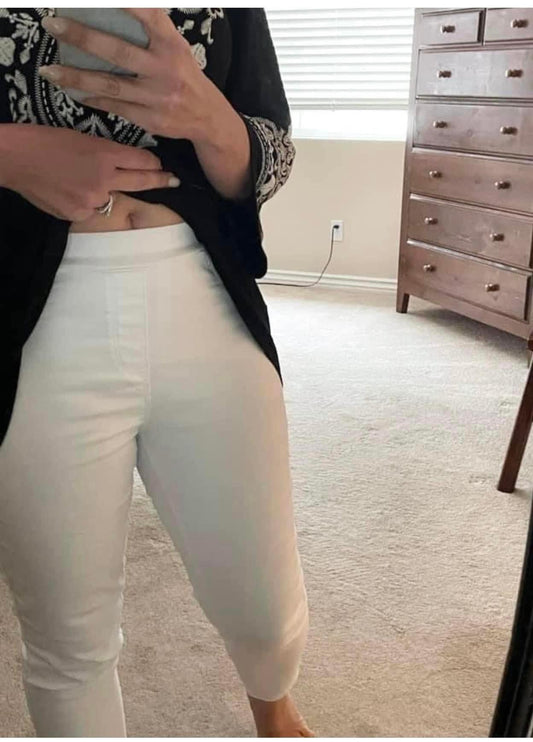 Pull On Amazing Fit White Denim Jegging