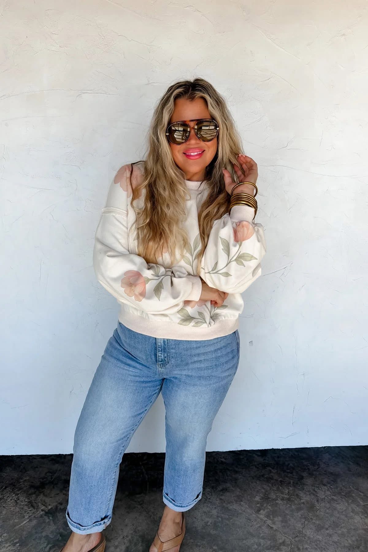 Floral Pullover