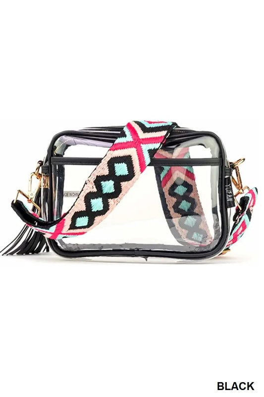 Black Clear Fanny Pack Bag