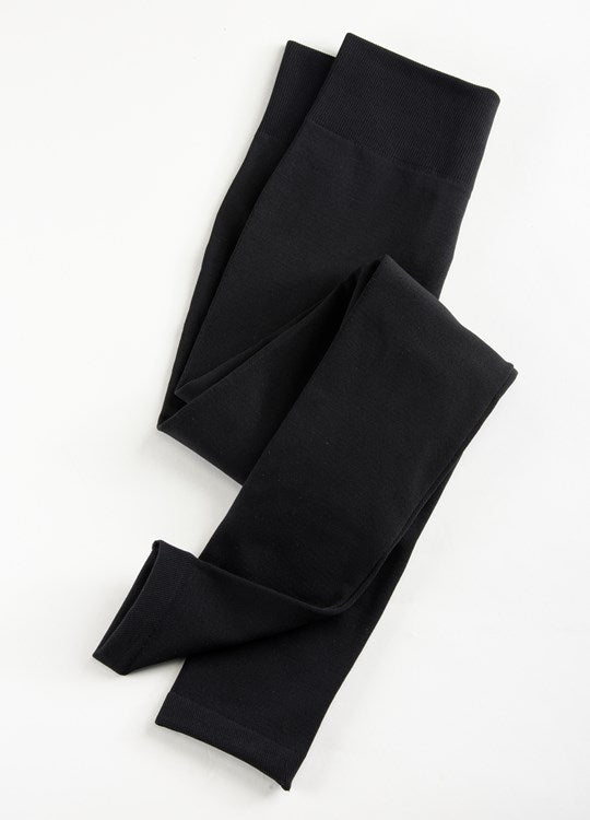 Black Fleece Lined Leggings