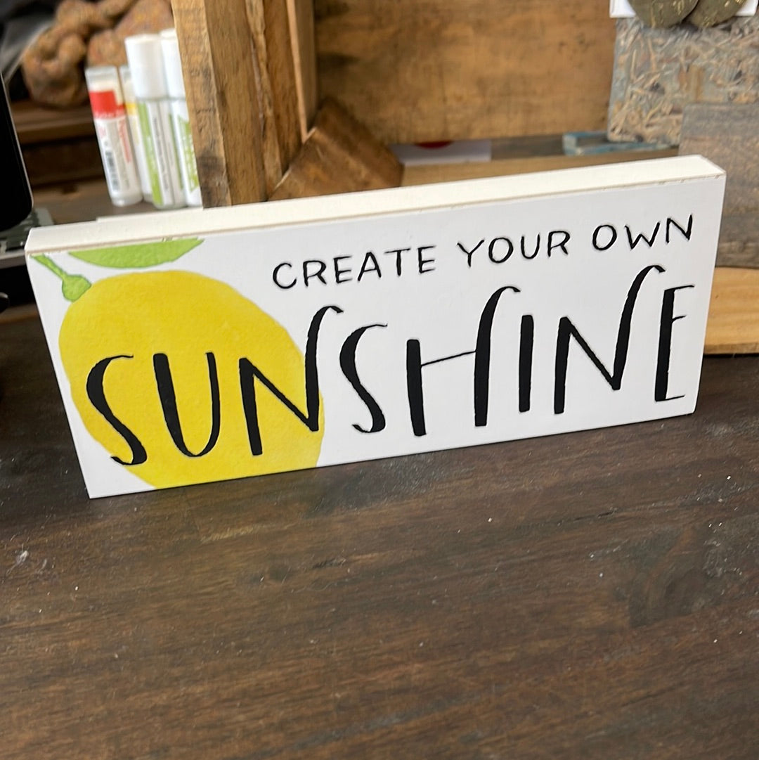 Sunshine Lemon Block