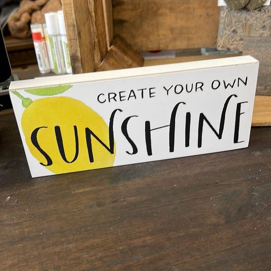 Sunshine Lemon Block