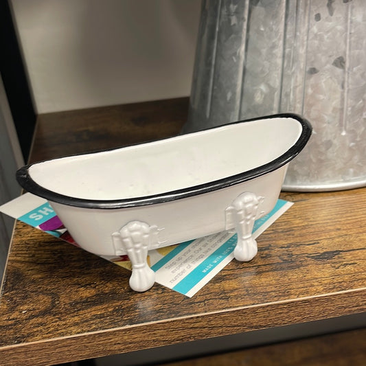 White Iron Bathtub