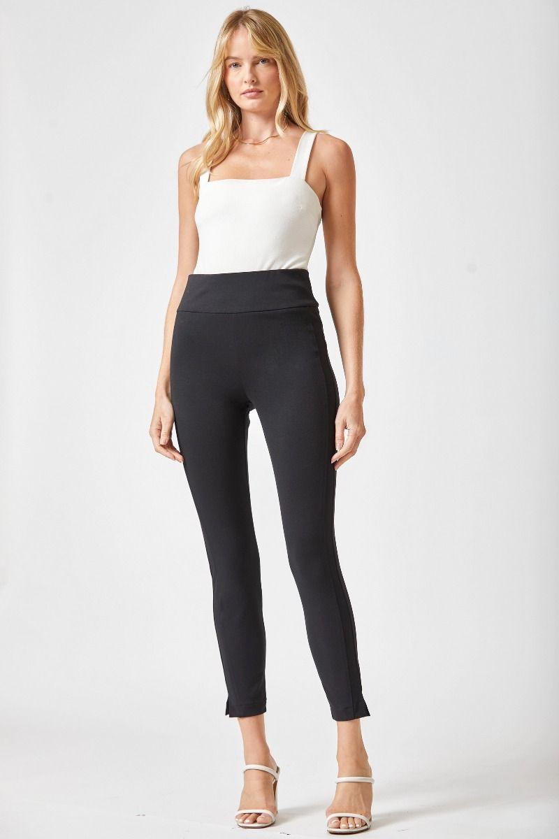 Black Boss Babe High Waist Skinny