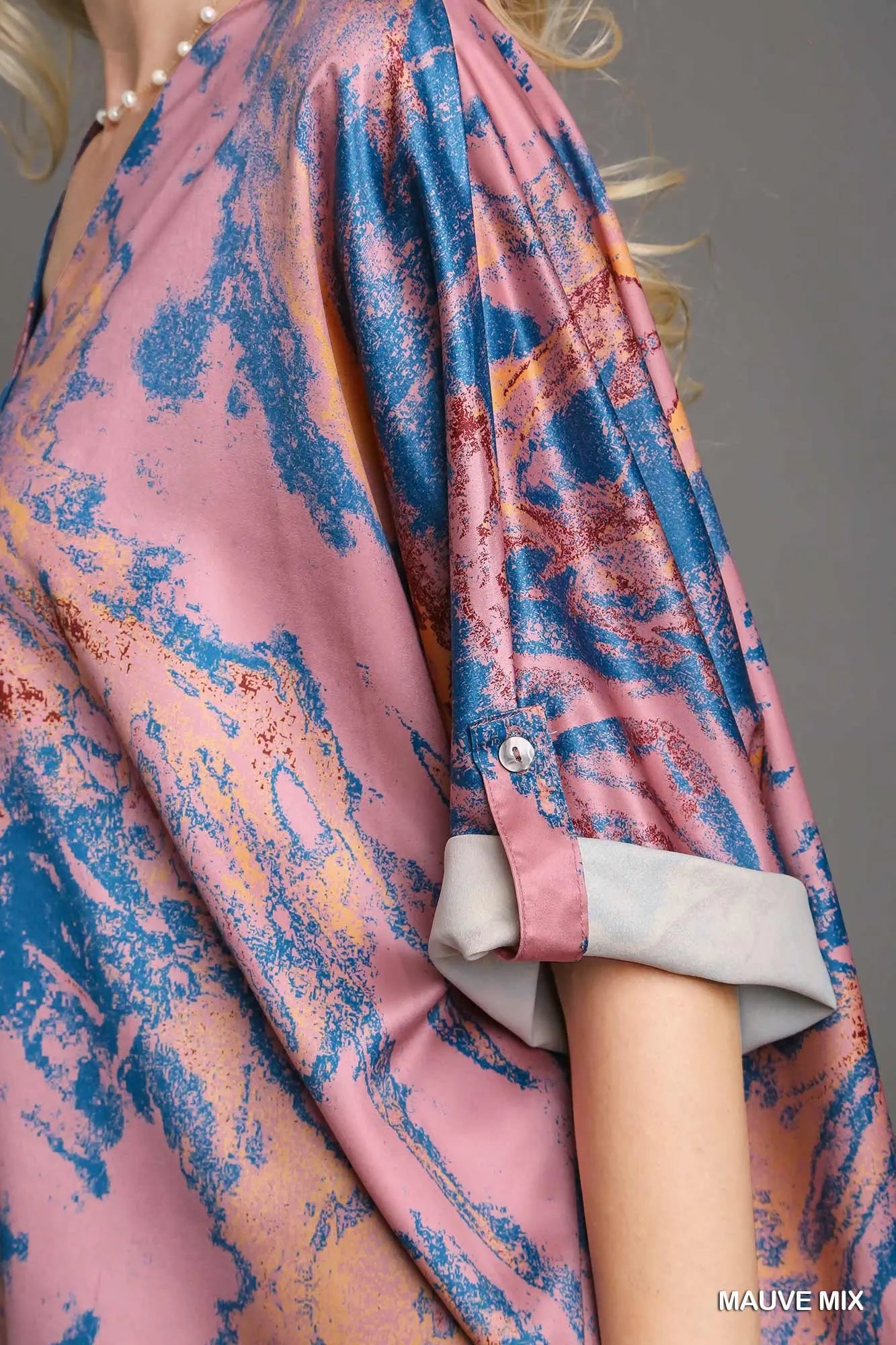 Marble Batwing Top