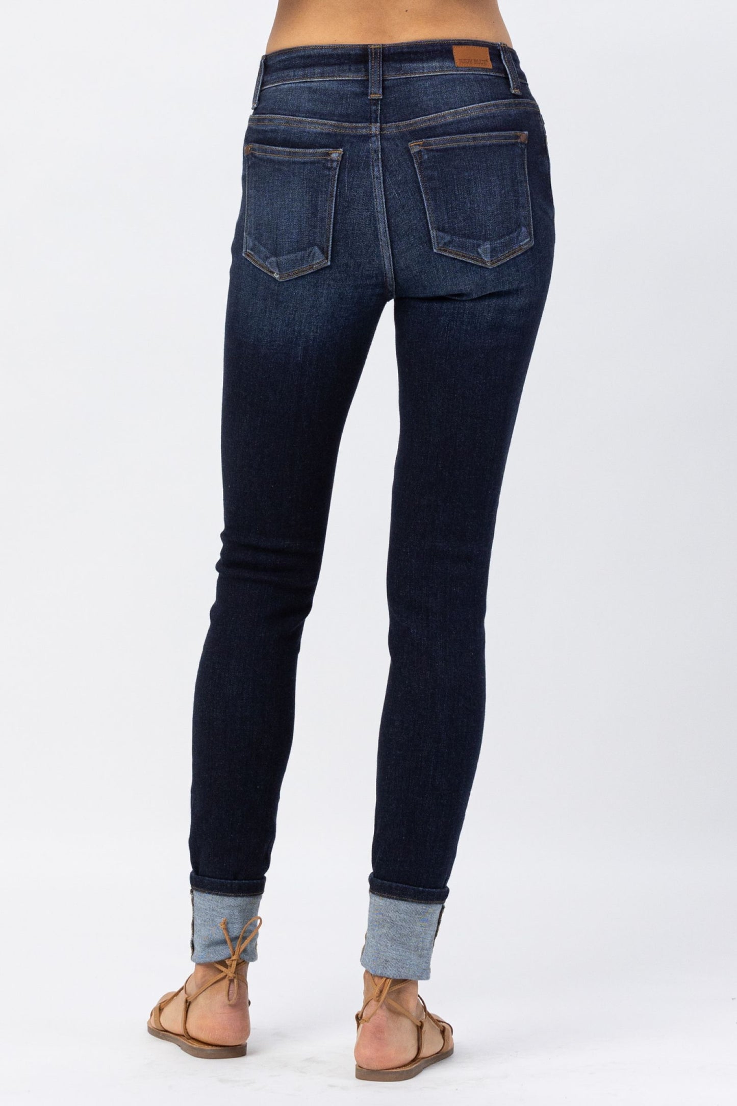 Judy Blue Mid Rise Long Inseam Jeans