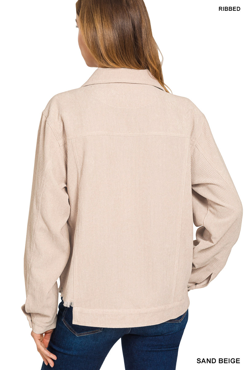 Sand Corduroy Jacket