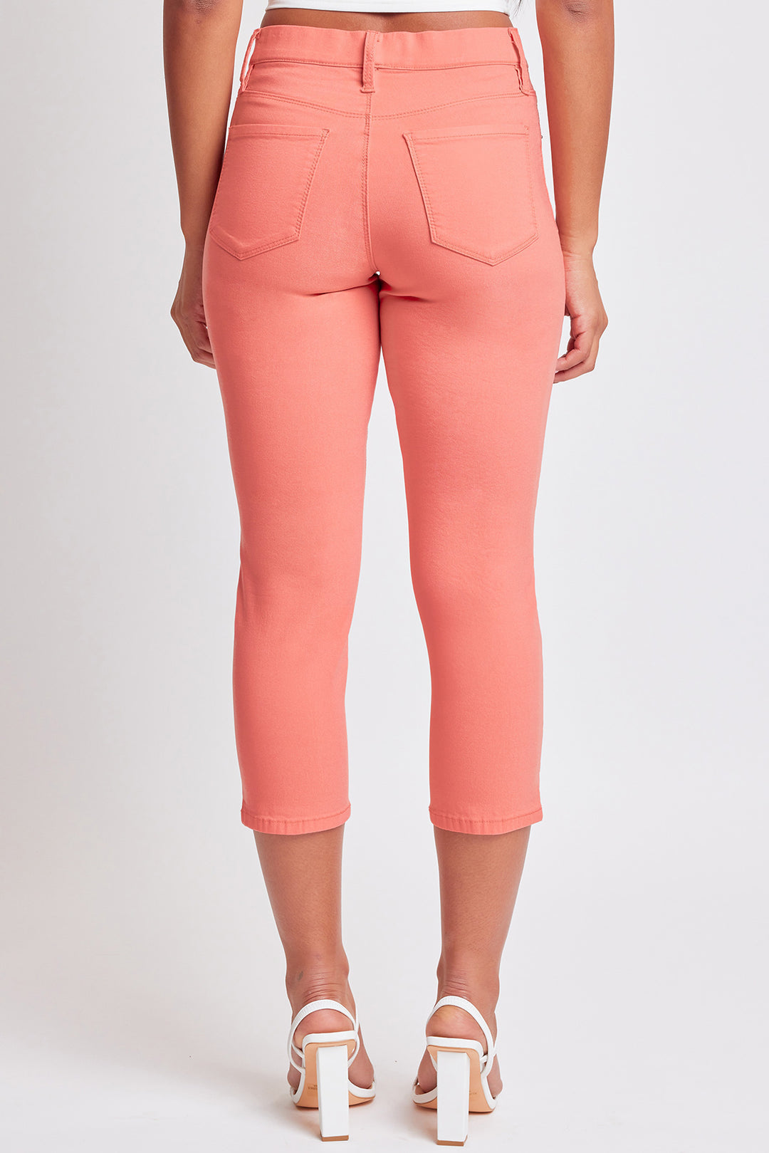 Melon Hyperstretch Pull On Capri