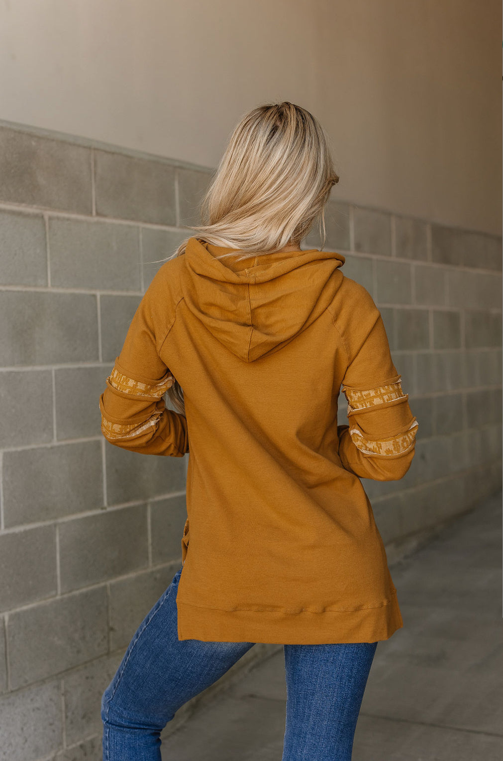 Ampersand Side Slit Hoodie Made For You Maple