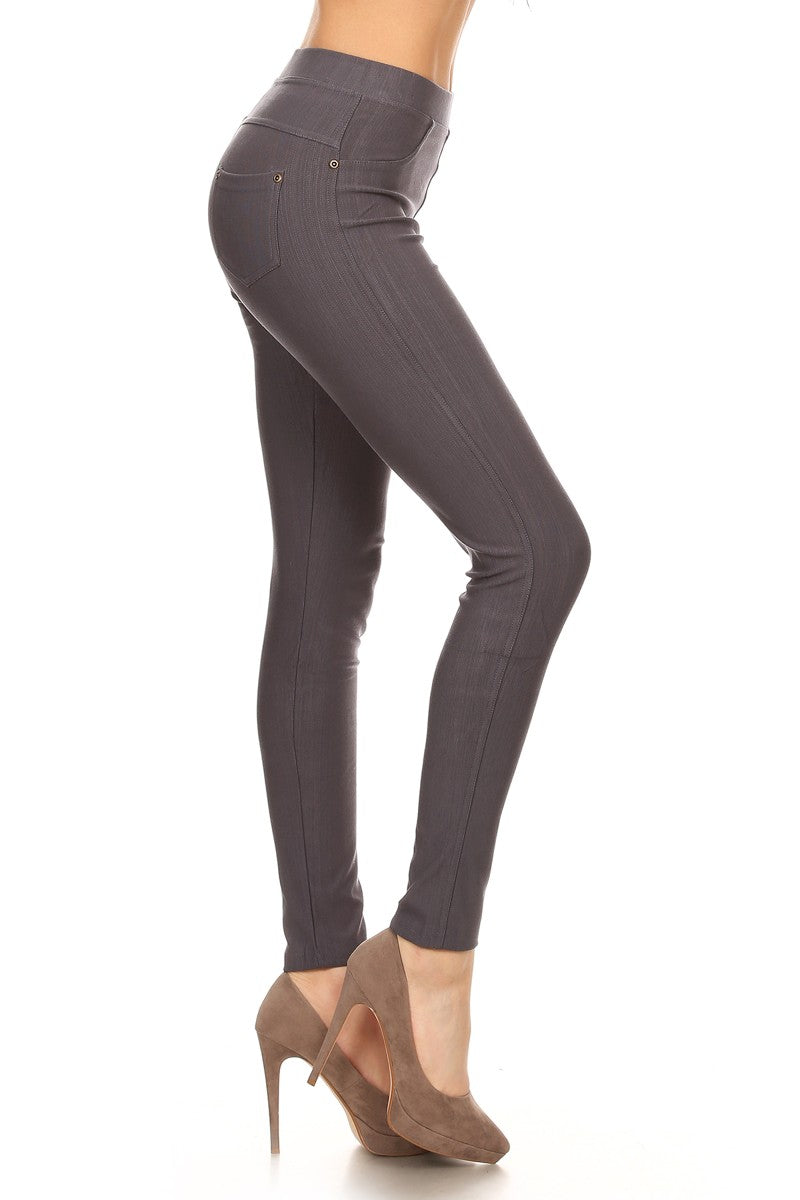 Favorite Jeggings- Charcoal