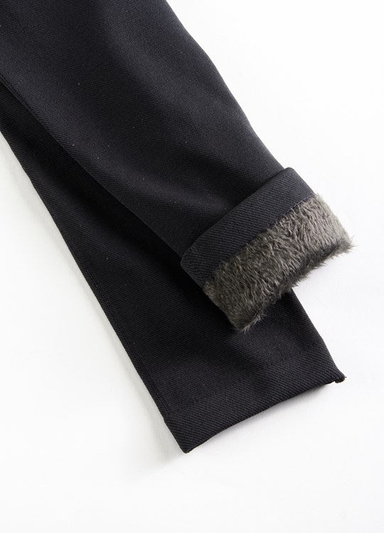 Black Fleece Lined Leggings