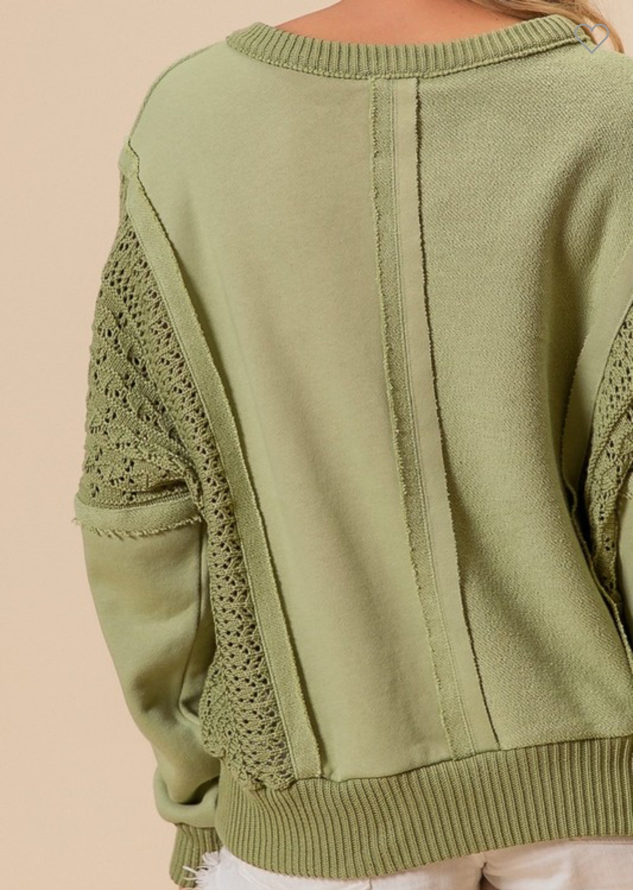 Sage Block Sweatshirt