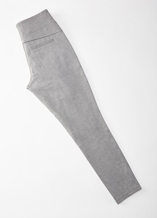 Grey Slimline Ponte Pants