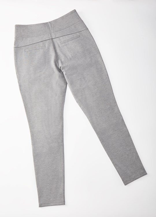 Grey Slimline Ponte Pants