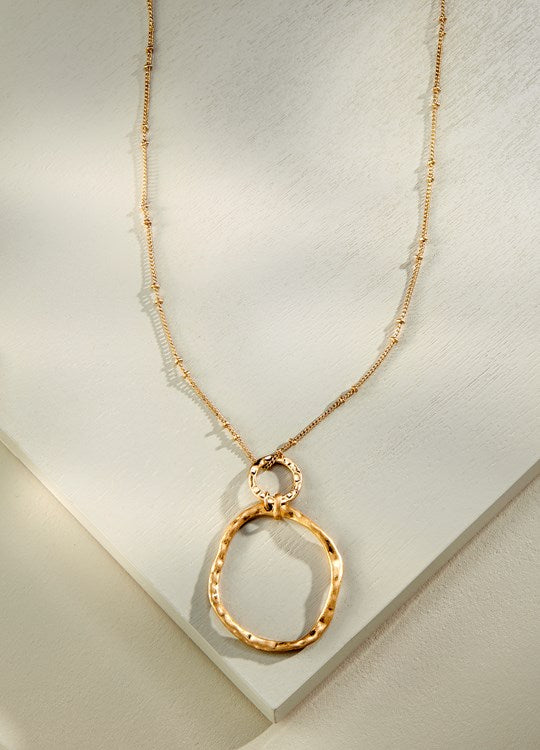 Vivian Double Link Pendant Necklace