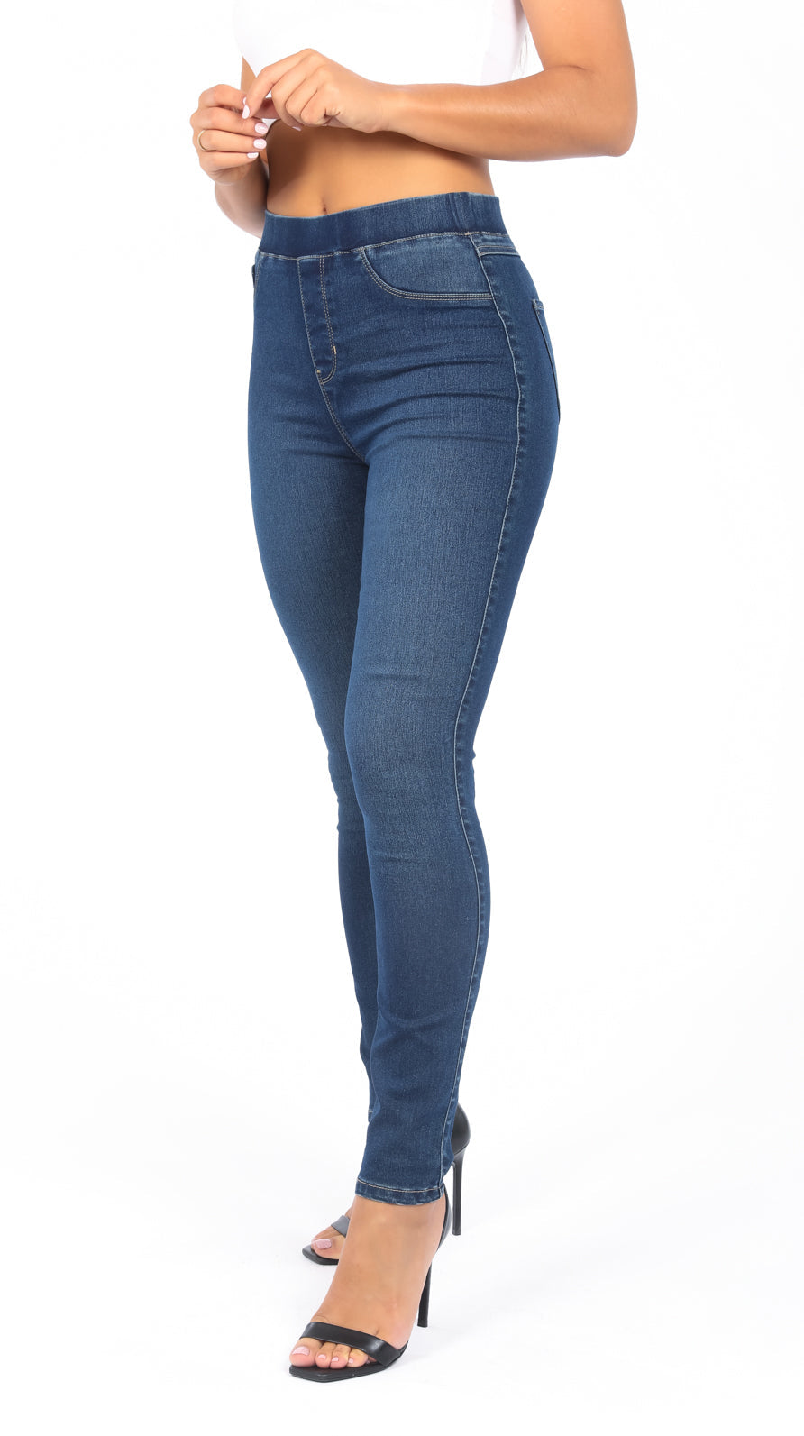 Pull On Amazing Fit Denim Jegging