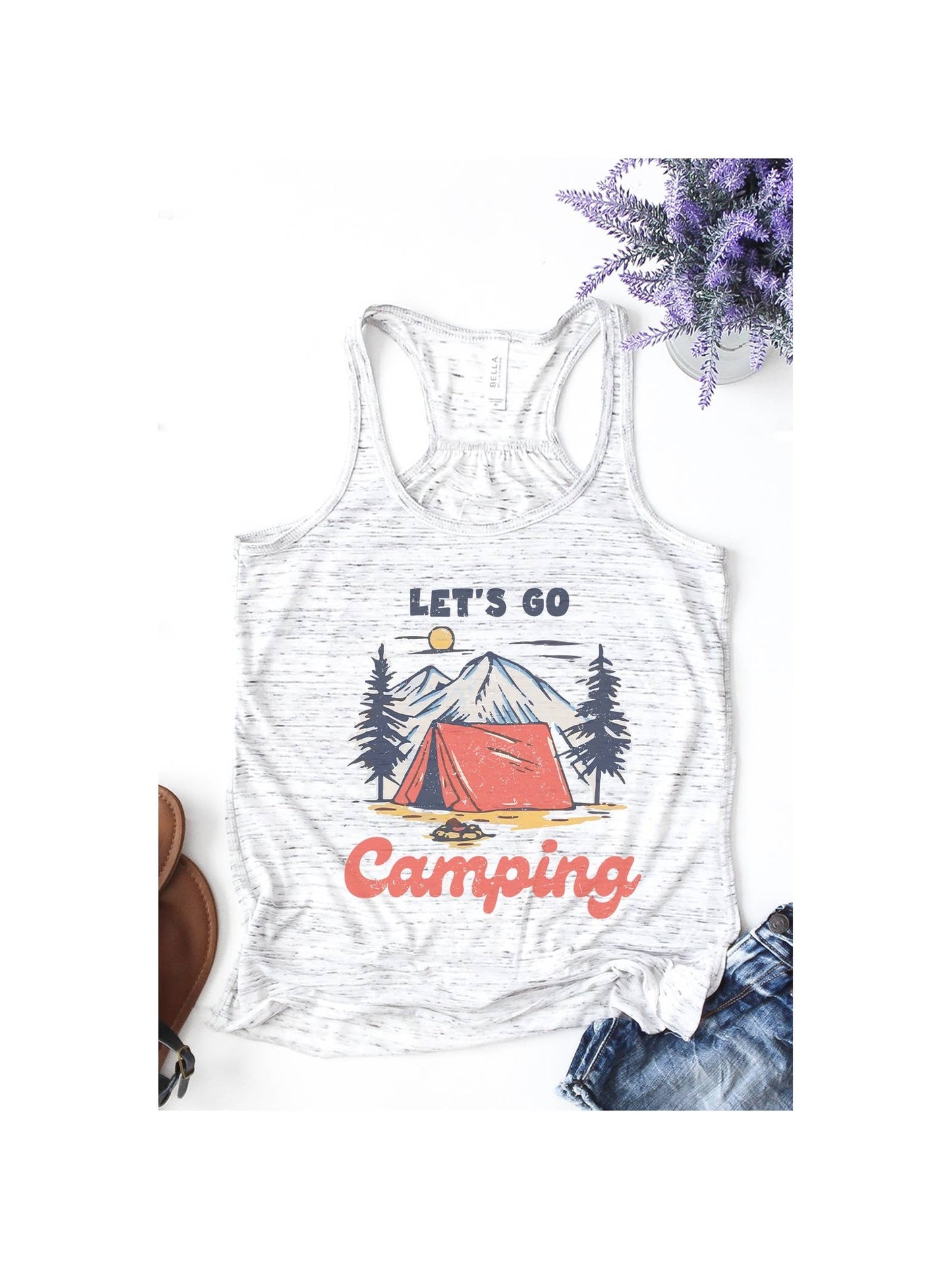Camping Graphic Tank
