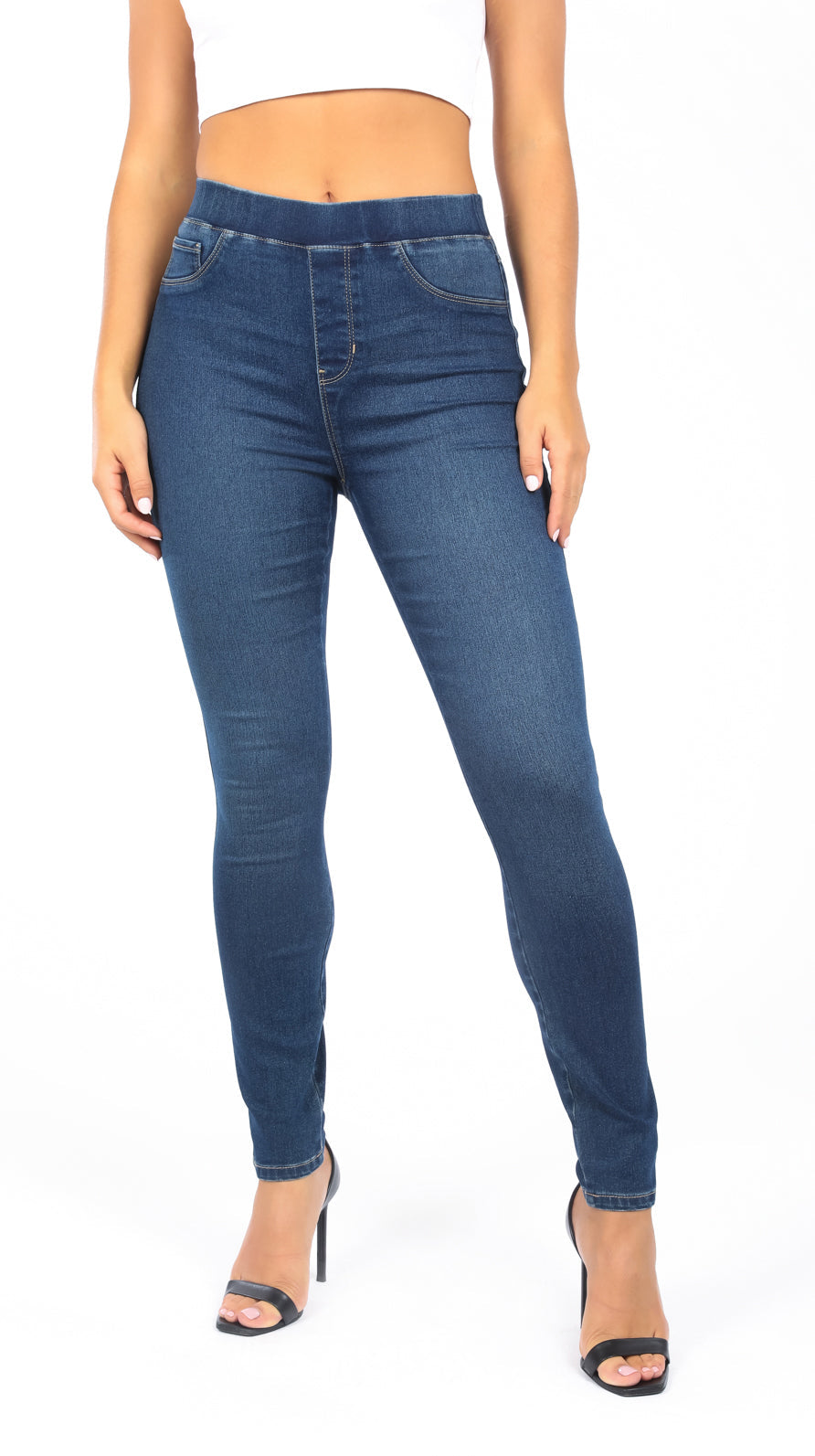 Pull On Amazing Fit Denim Jegging