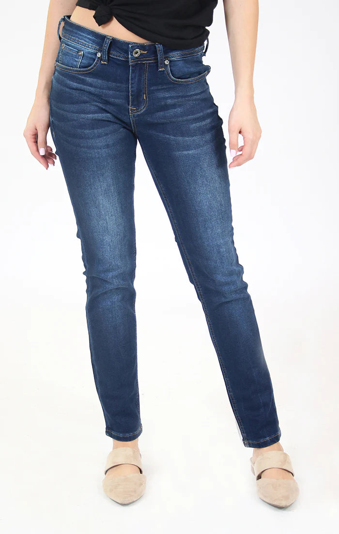 Grace Medium Mid Rise Denim