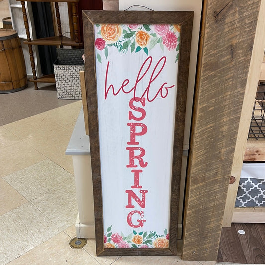 Hello Spring(PINK) 12x36